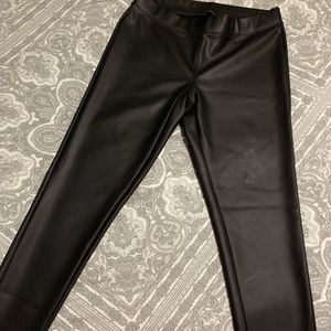 Express faux leather leggings